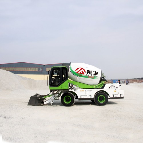 敏梓潼縣工地小型攪拌4立方工程攪拌車(chē)原地卸料攪拌車(chē)貨到付尾款
