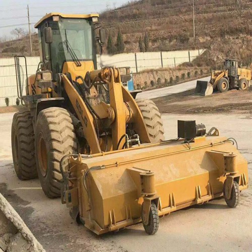礦粉清掃車 石粉清掃機 裝載機加清掃器 鏟車改掃路車