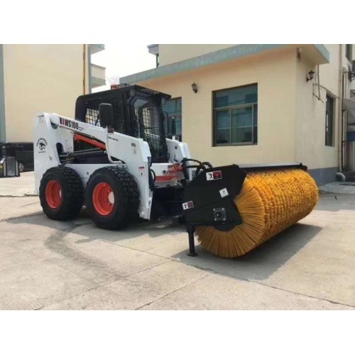 明宇鏟車清掃 國產滑移裝載機 裝載機清掃路面價格 清掃器