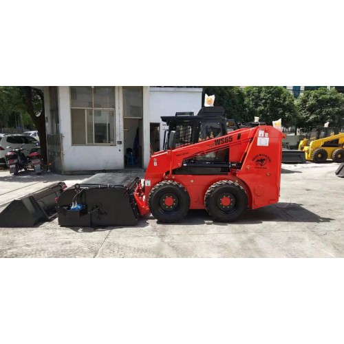 滑移裝載機 魯工鏟車清掃 裝載機改掃路車 魯工裝載機清掃