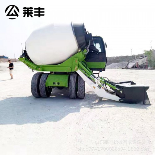 旋轉卸料自動攪拌車  自上料攪拌車廠家 工程搬運