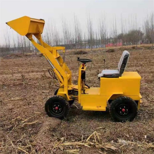 碼頭專用微型小鏟車  小的鏟車 迷你履帶電動小鏟車