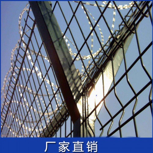 Y型立柱護欄網 機場圍界隔離網