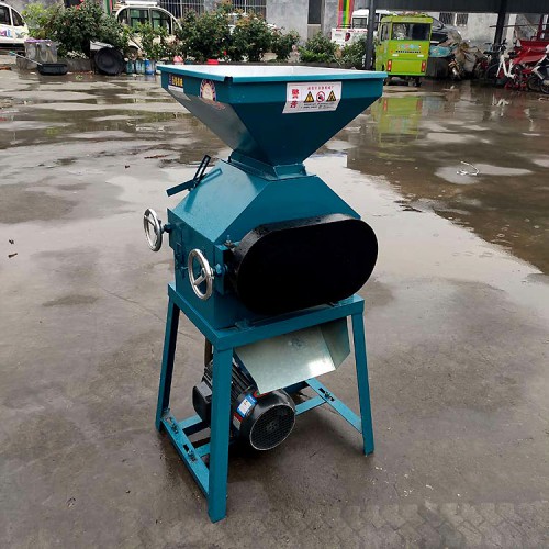 燕麥壓扁機 對輥式電動壓片機 小型雜糧壓扁機