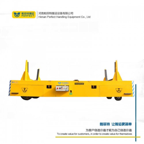 遙控器控制 平板動(dòng)力軌道車 45噸載重廠區(qū)轉(zhuǎn)運(yùn)車 行車過(guò)跨運(yùn)輸
