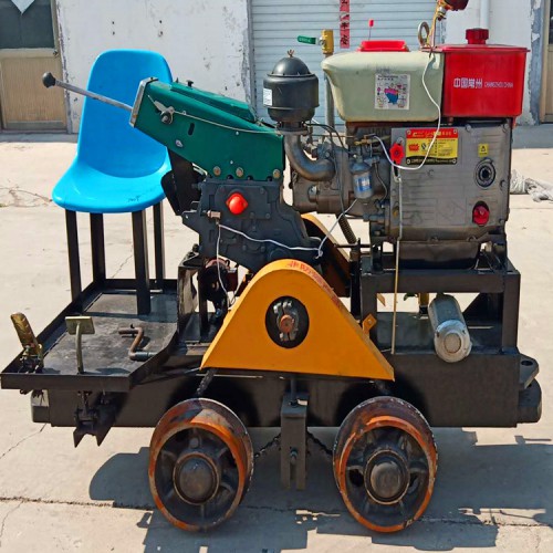 礦用小型一噸柴油機(jī)車 簡易型礦井火車頭
