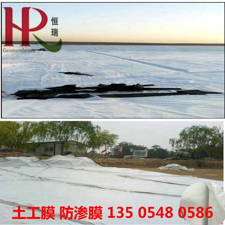 焦作博愛1.5mm防滲膜 人工湖1000g復合土工膜