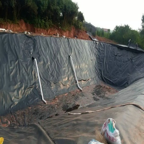 電廠調節池HDPE防滲膜 1.5mm土工膜性能穩定