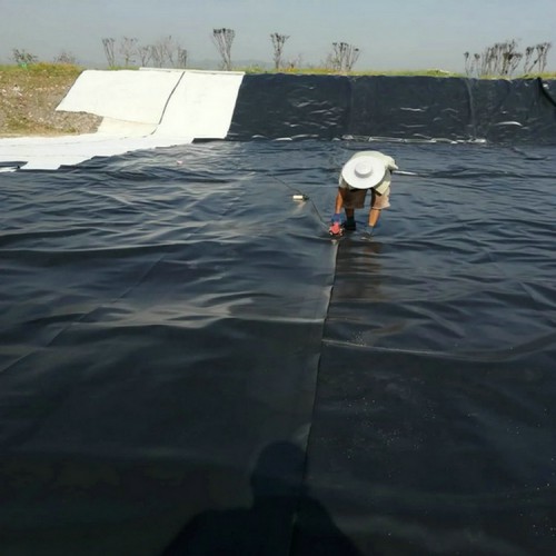 養(yǎng)豬場(chǎng)1.5mm污水池土工膜 400g長(zhǎng)絲土工布恒瑞土工膜