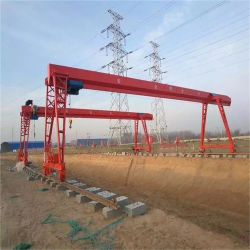 單雙梁龍門吊起重機 電動葫蘆雙梁龍門吊