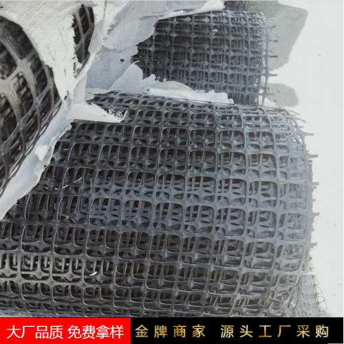 高強地基用雙向塑料土工格柵 山東格柵廠家