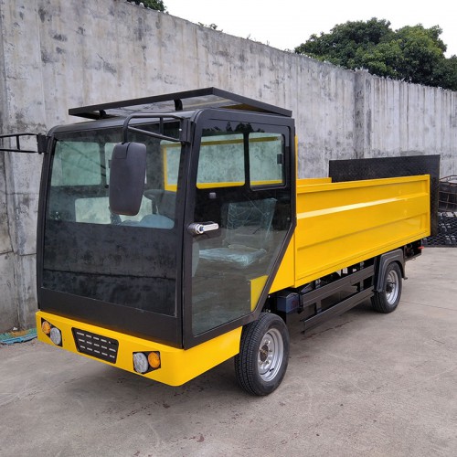 四輪載貨電動車  重型電動平板搬運車  加厚型周轉工具車