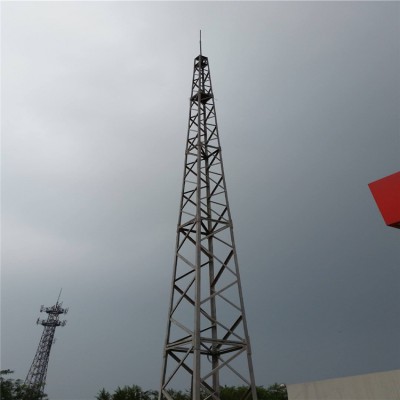 現貨供應電力鐵塔構架廠家 升壓站內立桿式避雷鐵塔價格