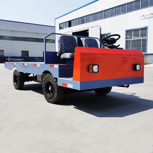 電動(dòng)平板工具車  電瓶貨車載重王   2噸4噸建材運(yùn)輸平板車