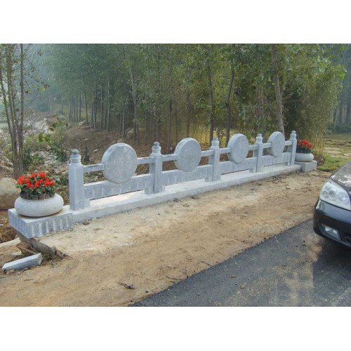 石雕欄板 石欄板廠家 漢白玉石欄板 河道石護欄