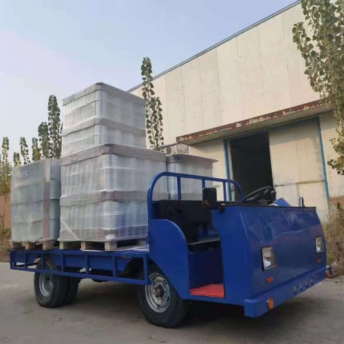 工業(yè)電動平板車  廠區(qū)搬運車  載重王工地運輸電動拉貨車