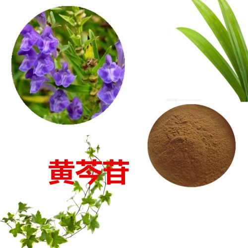 黃芩苷 98%  黃芩提取液 黃芩浸膏粉