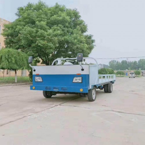 2噸4噸建材運輸平板車  載重王搬運車  工業電動拉貨車