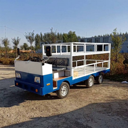 工業電動拉貨車  載重王運輸車  護欄式平板車產品大全