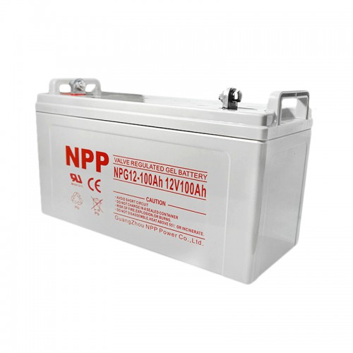 耐普蓄電池12V100AH閥控式免維護膠體蓄電池
