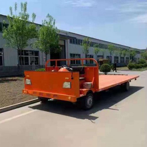 電動(dòng)平板車  倉庫用搬運(yùn)車  工地倉庫廠區(qū)大棚電動(dòng)周轉(zhuǎn)車