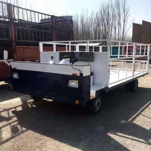車間廠區(qū)搬運(yùn)車  電動(dòng)平板車  工業(yè)電動(dòng)拉貨車