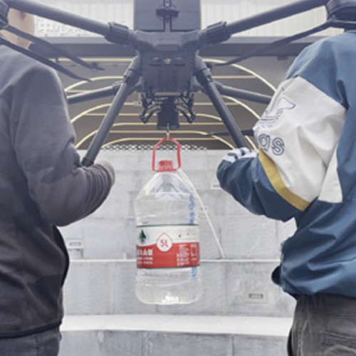 無人機拋投器空中投放運輸物資輸送災情救援拋投設備