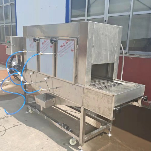 豬腳燒毛機  豬蹄燒毛機  豬肘子噴毛機  義康食品機械
