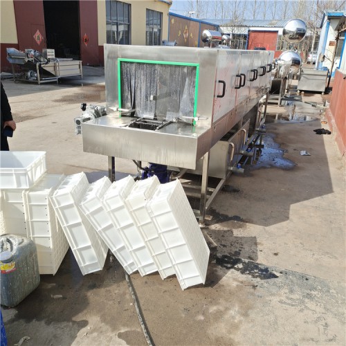洗箱機  塑料托盤清洗機  雞蛋托盤清洗機  義康制造