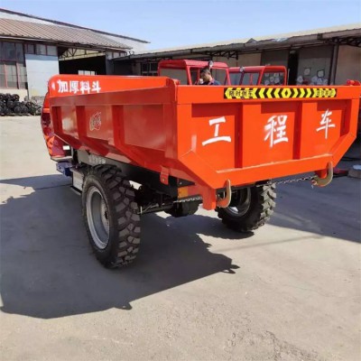 時風同款柴油三輪車 后翻斗工程三輪車 18馬力農用三輪車