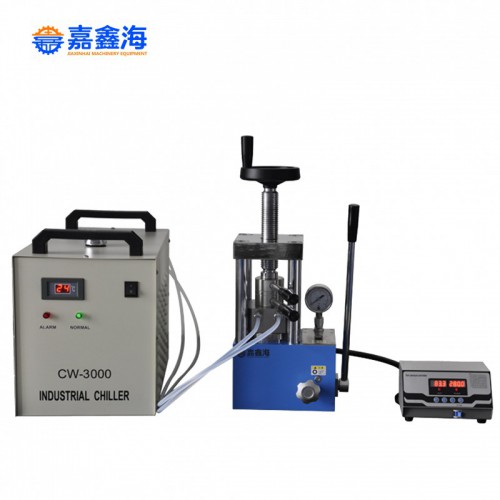 JCH-600B 300度雙平板電加熱壓片機(jī) 不含水冷機(jī)