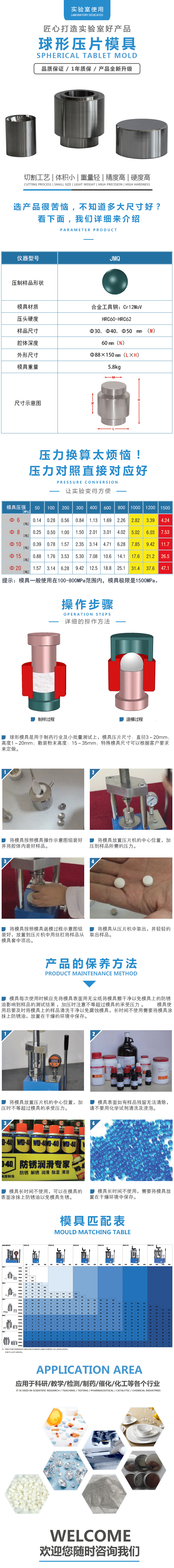 球形模具
