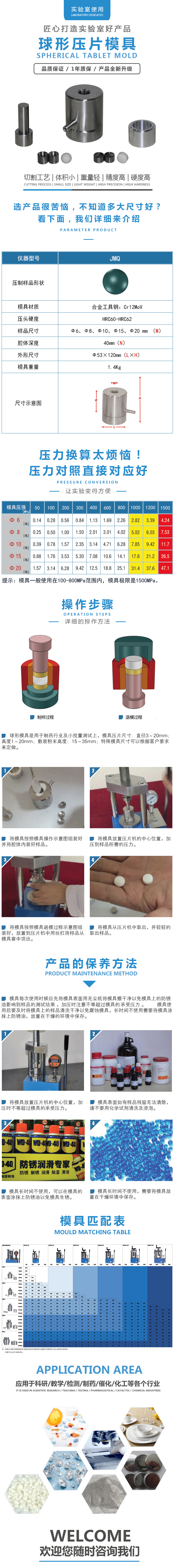 球形模具
