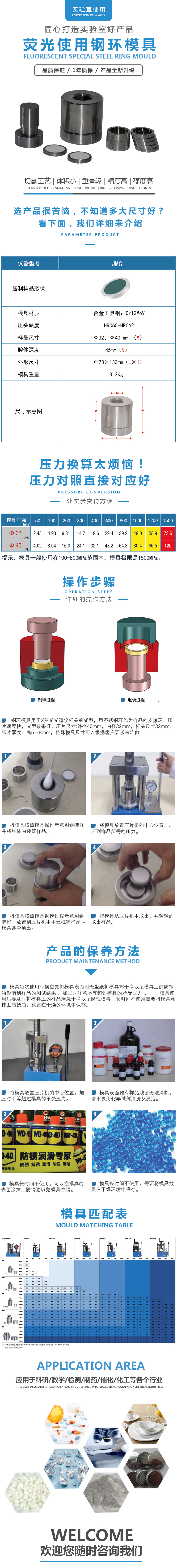 熒光鋼環模具