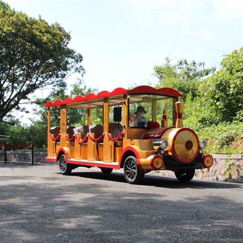 14座電動(dòng)觀光小火車廠家景區(qū)游玩電動(dòng)車多少錢公園游客接待車