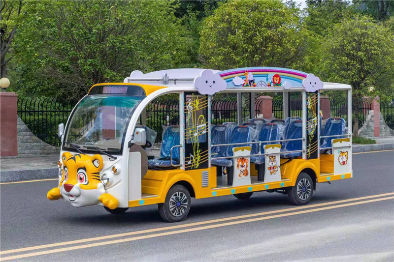 1卡通老虎電動觀光車