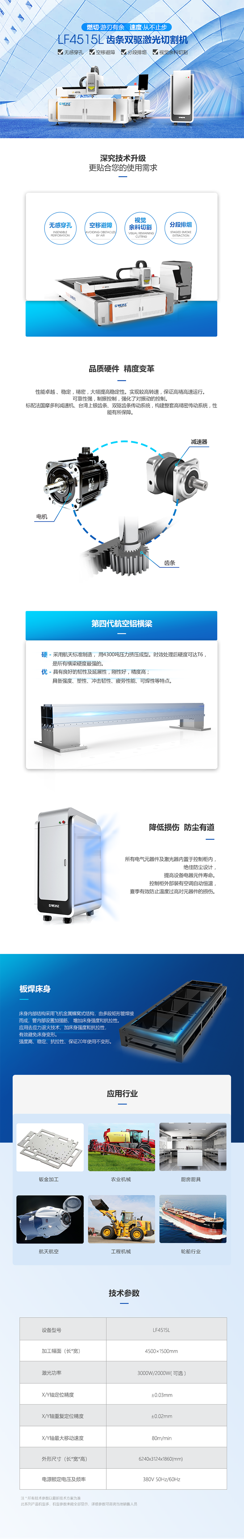 工業(yè)型激光切割機L系列-LF4515L1