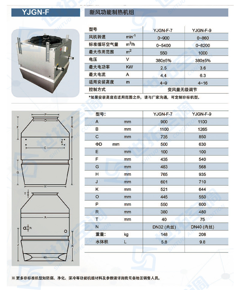 側(cè)送風(fēng)高大空間供暖機組_10